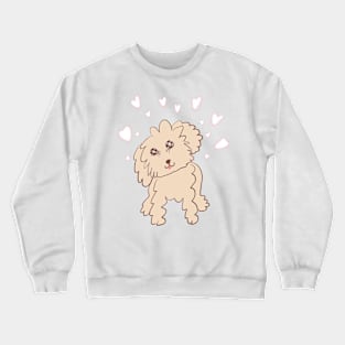 Maltipoo Loving You Crewneck Sweatshirt